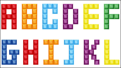 Box Kreative Alphabet - Vektor-Material