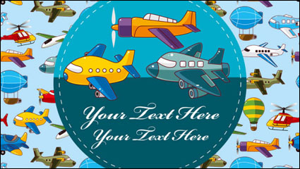 Cartoon airplane collection - Vektor Material