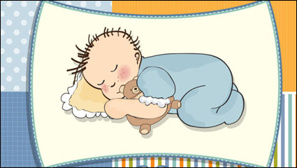 Cartoon Kinder-Karte 02 - Vektor Material