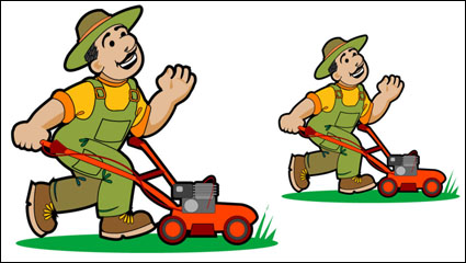 Garden Rebschnitt Arbeit 01 - Vektor Material