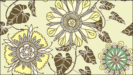 Blumenmuster 05 - Vektor Material