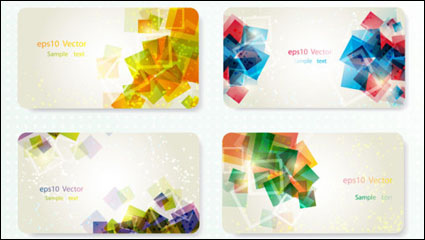 Dynamische wunderschöne Karte Hintergrund 02 - Vektor Material