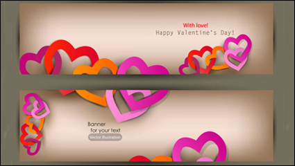 Valentine Kennzeichnungselemente 03 - Vektor Material