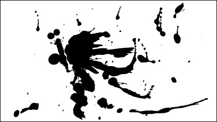 Tintenflecken splash 04 - Vektor Material