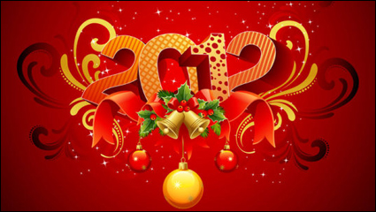 Wunderschöne Weihnachten Hintergrund 03 - Vektor Material