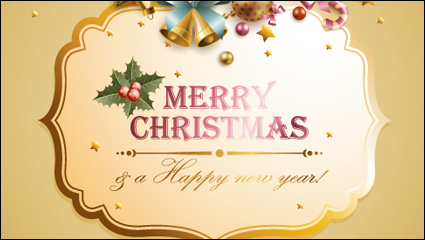 Christmas elements Hintergrund 05 - Vektor Material