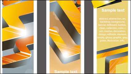 Trend Bookmarkkarte 02 - Vektor Material