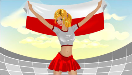 Cartoon Fußball-Elemente 01 - Vektor Material
