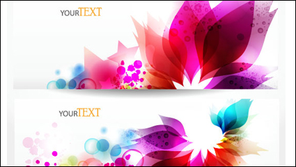 Dynamische Entwicklung des Banners 03 - Vektor Material