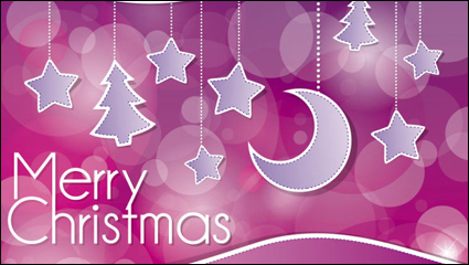 Christmas decoration background 01 - Vektor Material