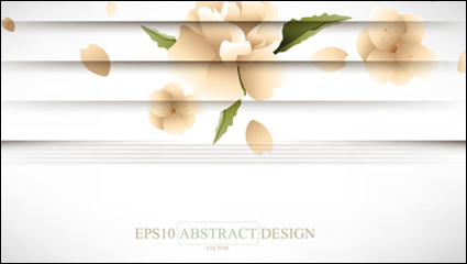 Kreative Blinds Stil floral background Vektor-Material