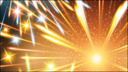 Das Feuerwerk der Effekt der 05 - Vektor Material