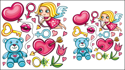 Cartoon-Illustration - Vektor-Material