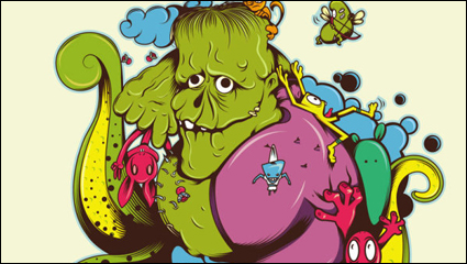 Der Trend der cartoon Bilder - Vektor-Material