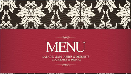 Prime Muster menu cover 03 - Vektor Material