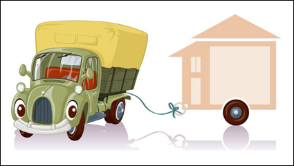 Cartoon LKW 04 - Vektor Material