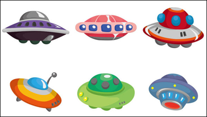 Cartoon UFO 01 - Vektor Material