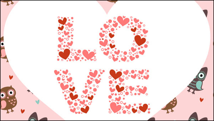 Valentinstag Illustrationen 03 - Vektor Material