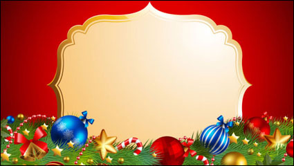 Schöne Weihnachten Hintergrund 01 - Vektor Material