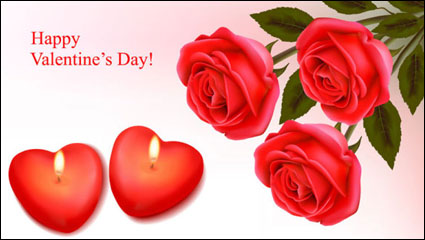 Romantische Valentinstag Element 1 - Vektor-Material