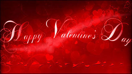 Schöne Valentine Hintergrund 04 - Vektor Material