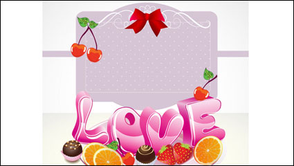 Cute Valentine Design 01 - Vektor Material