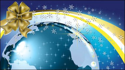 Christmas background 02 - Vektor Material