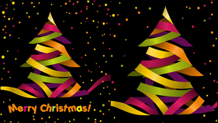 Kreative Weihnachtsbaum 04 - Vektor Material