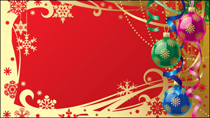 Wunderschöne Weihnachten Hintergrund 01 - Vektor Material
