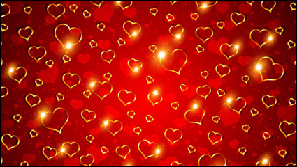 Valentine Hintergrund 01 - Vektor Material