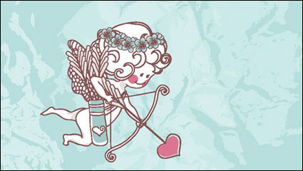 Valentinstag Cartoon Illustrator 03 - Vektor Material