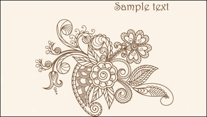 Fine line art pattern 03 - Vektor Material