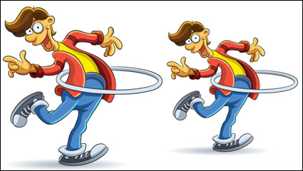 Cartoon Jungen 03 - Vektor Material