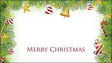 Weihnachten Element Grenze 04 - Vektor Material