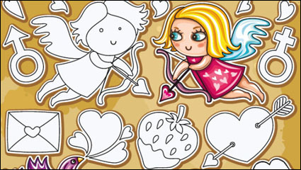 Cartoon Illustration 2 - Vektor-Material
