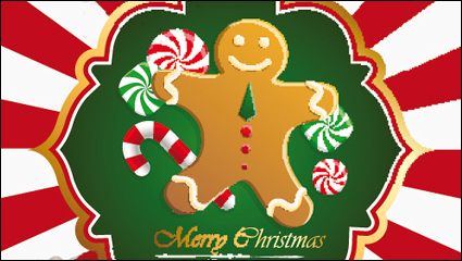 Schöne Weihnachten Hintergrund 02 - Vektor Material