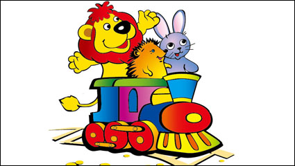 Cartoon Bild 02 - Vektor Material