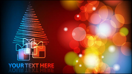 Wunderschöne Weihnachten Hintergrund 03 - Vektor Material