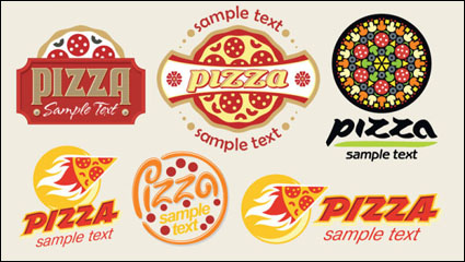 Cartoon Pizza 01 - Vektor Material