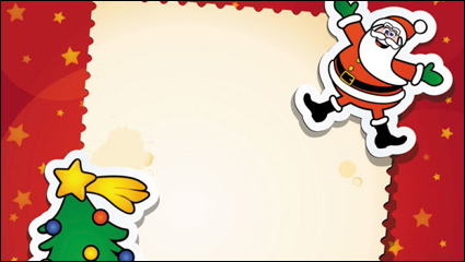 Weihnachts-Grußkarte - Vektor Material