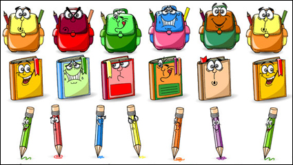 Cute Cartoon Schreibwaren Bild - Vektor Material