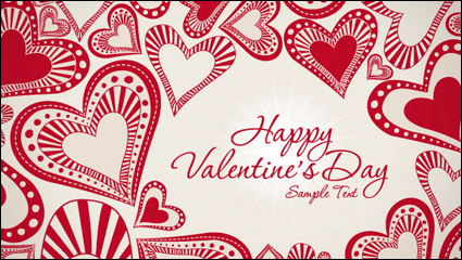 Valentine Hintergrund 04 - Vektor Material