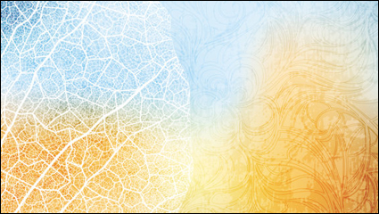 Wunderschöne Silhouette Hintergrund 04 - Vektor Material