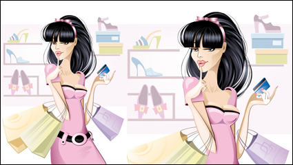 Cartoon sexy 04 - Vektor Material