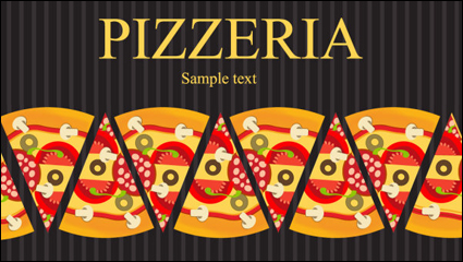 Pizza Illustrator 04 - Vektor Material