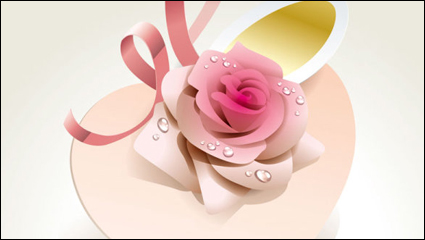 Schöne Rosen 04 - Vektor Material