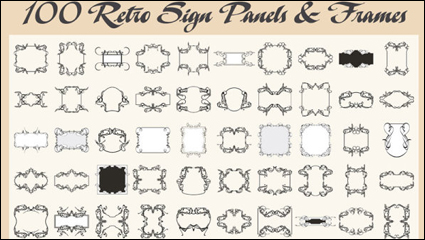 European-style Spitzen Grenze - Vektor-Material