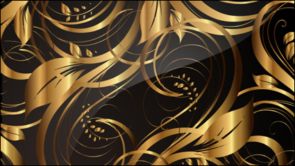 Goldene Muster 02 - Vektor Material
