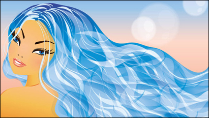 Beauty-Linie 04 - Vektor Material