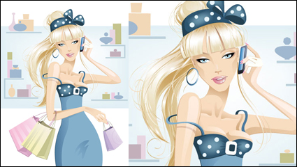 Cartoon sexy 05 - Vektor Material